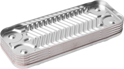 Теплообменник ГВС HR 10 пластин 192 x 160 (для Baxi Classic, Baltgaz)